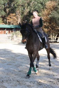 Heather on a horse